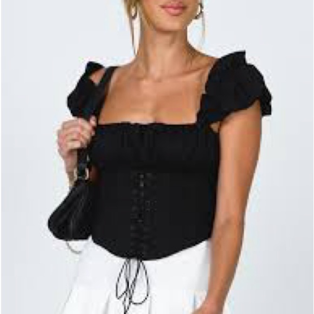 Princess Polly HARRY TOP BUNDLE Color Black tan Size US 10